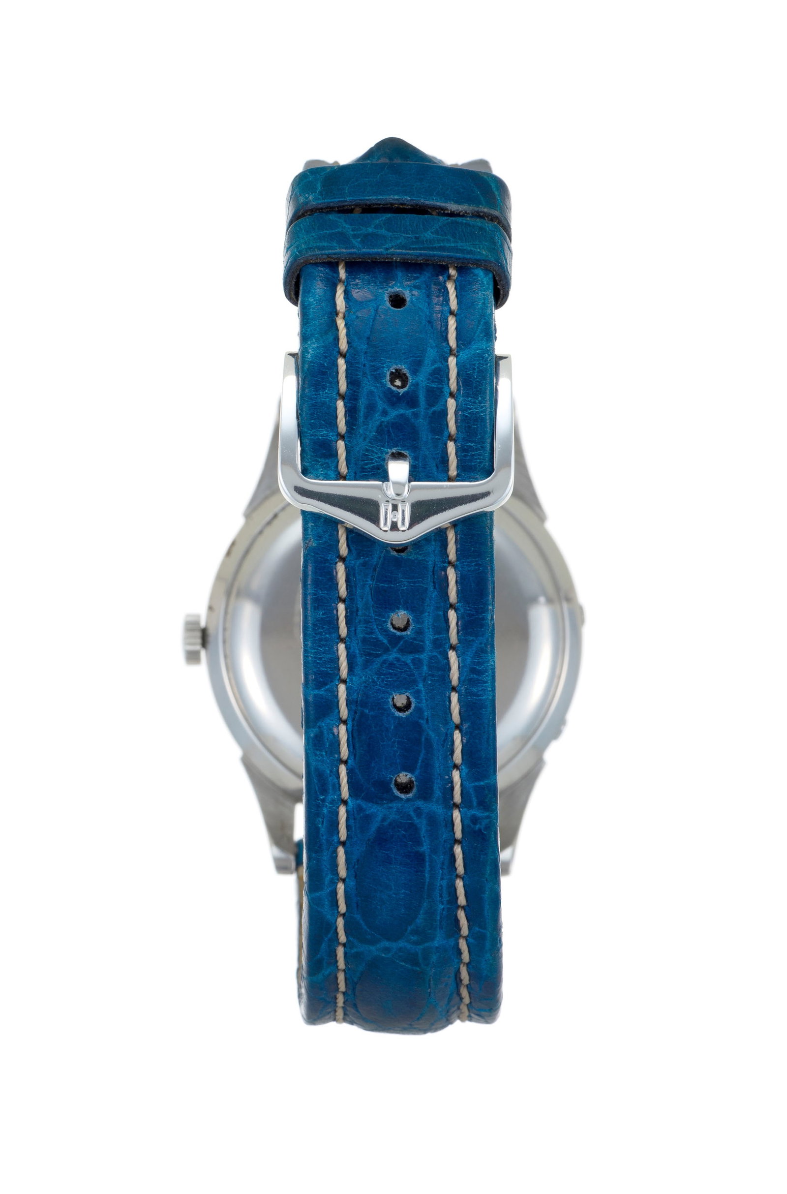 Movado, réf. 16207, montre en acier avec calendrier, années 1940-50 Mouvement: méca - 3
