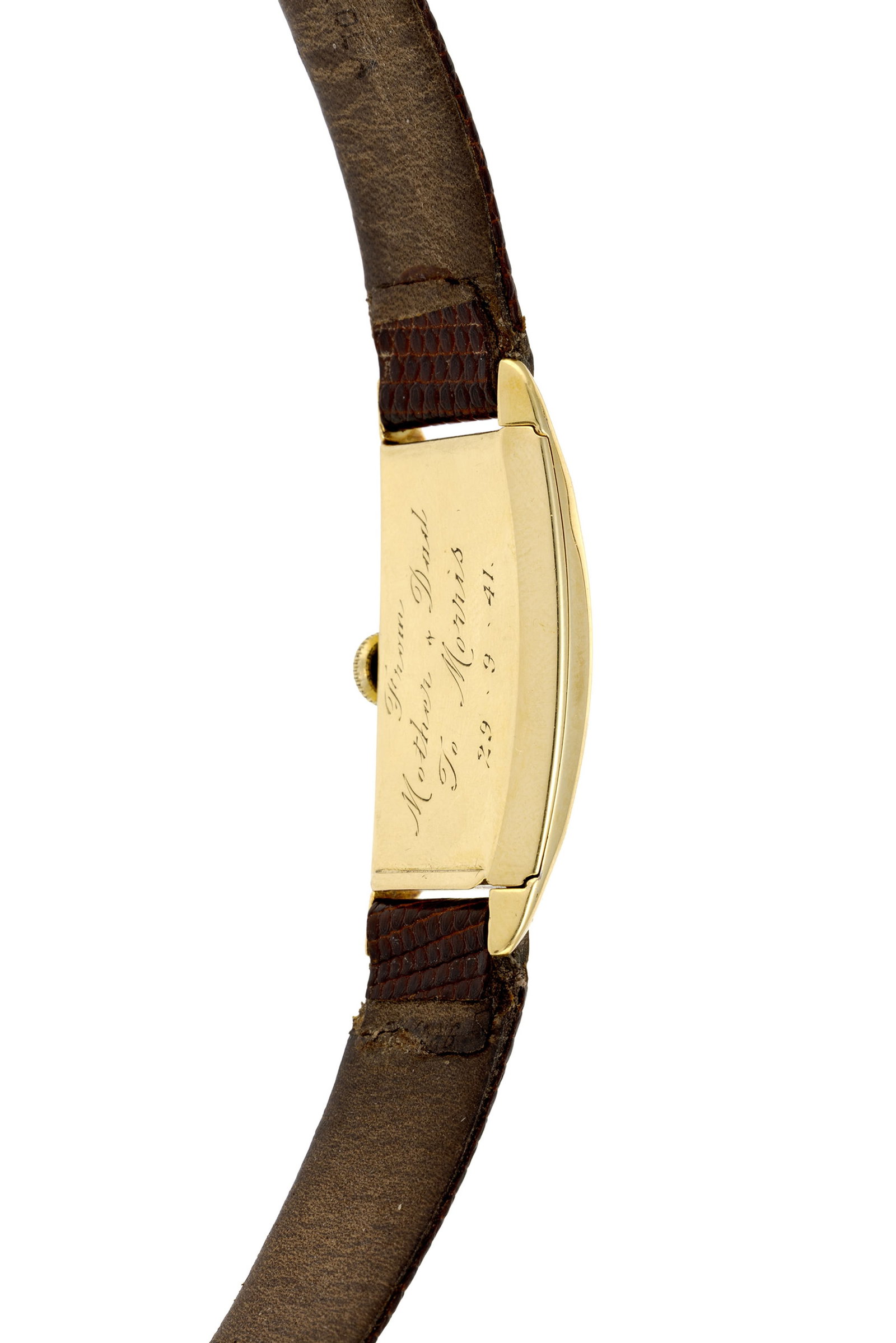 Movado, montre petite seconde en or 750, années 1940 Mouvement: cal. 440, mécanique, 16  - 3