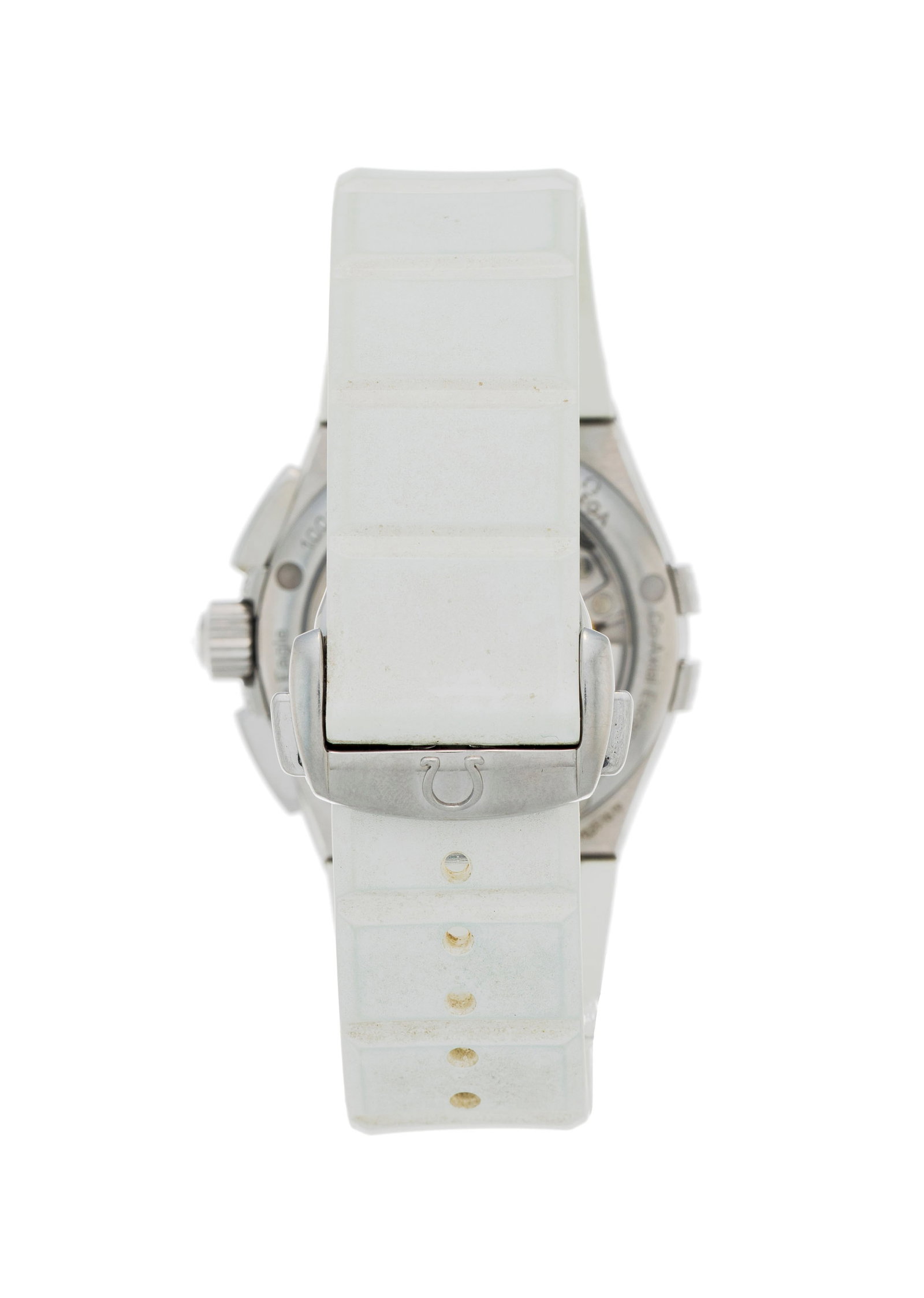 Omega, Constellation Double eagle, réf. 121.17.35.50.05.001, montre chronographe en acier orn&# - 3