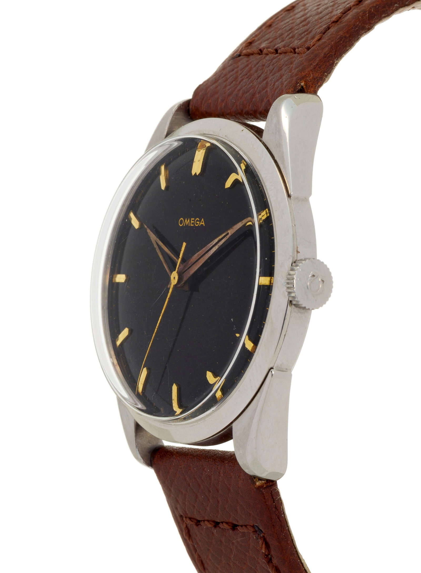 Omega, réf. 2910-9 SC, montre en acier, années 1950-60 Mouvement: cal. 284, mécaniq - 2