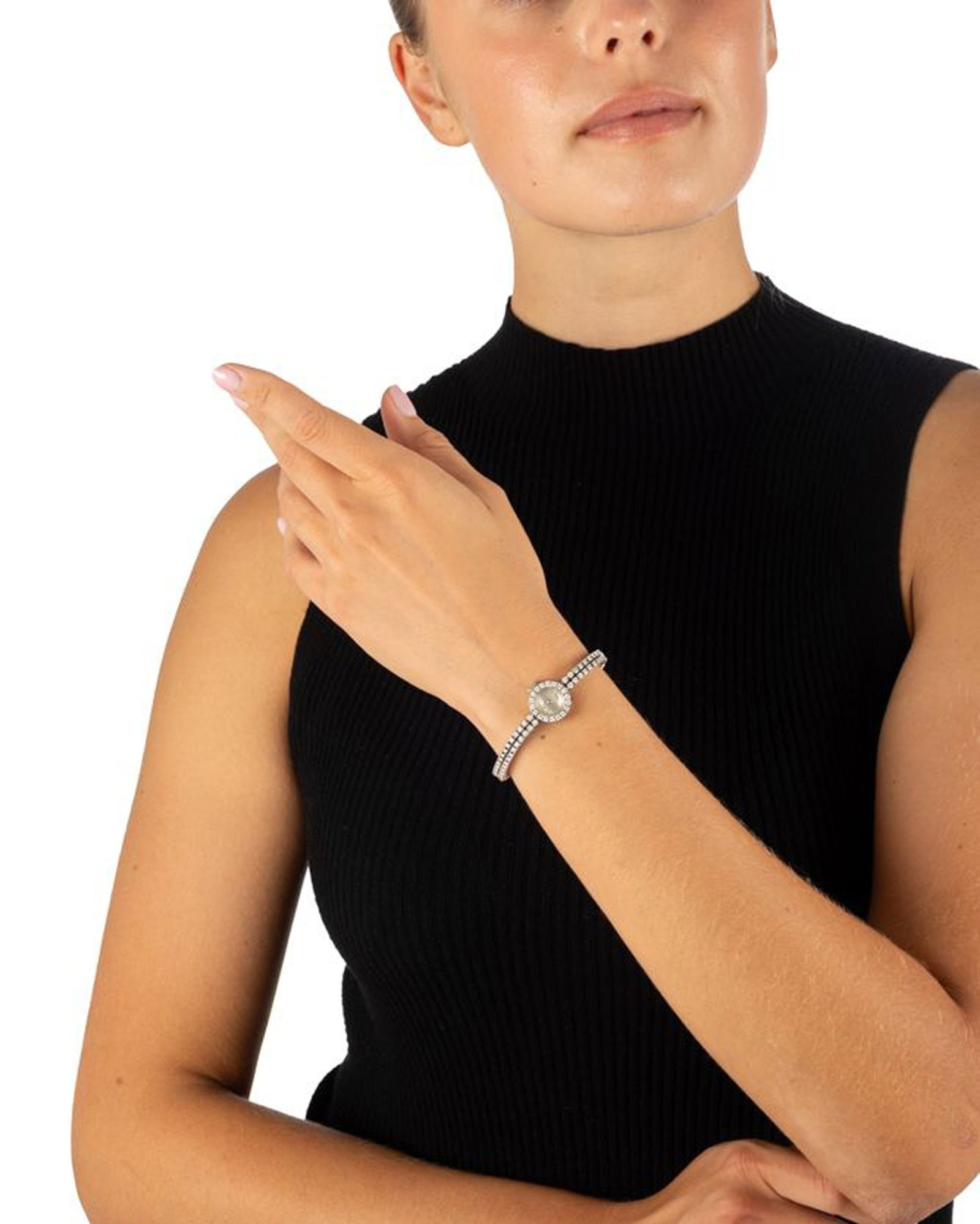 Patek Philippe, montre-bracelet en or gris 750 sertie de diamants Mouvement: cal. 13.5-320, mé - 4