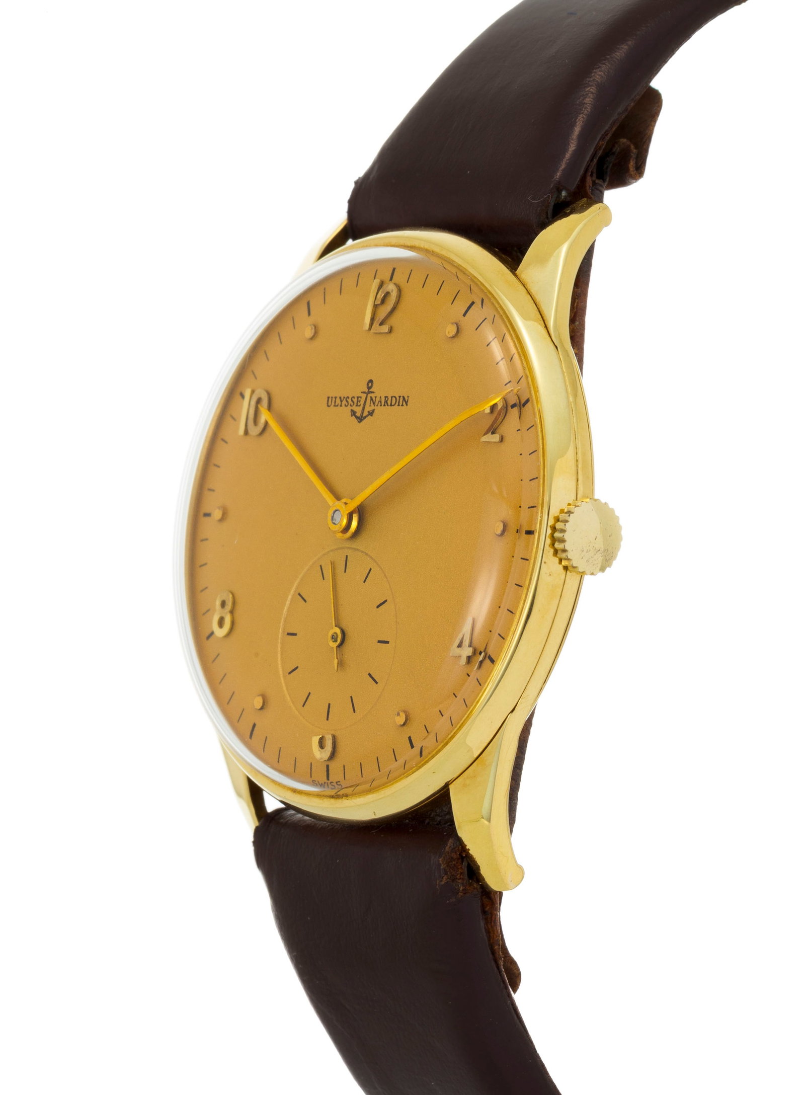 Ulysse Nardin, montre petite seconde en or 750 Mouvement: mécanique, n°522039 Boî - 2