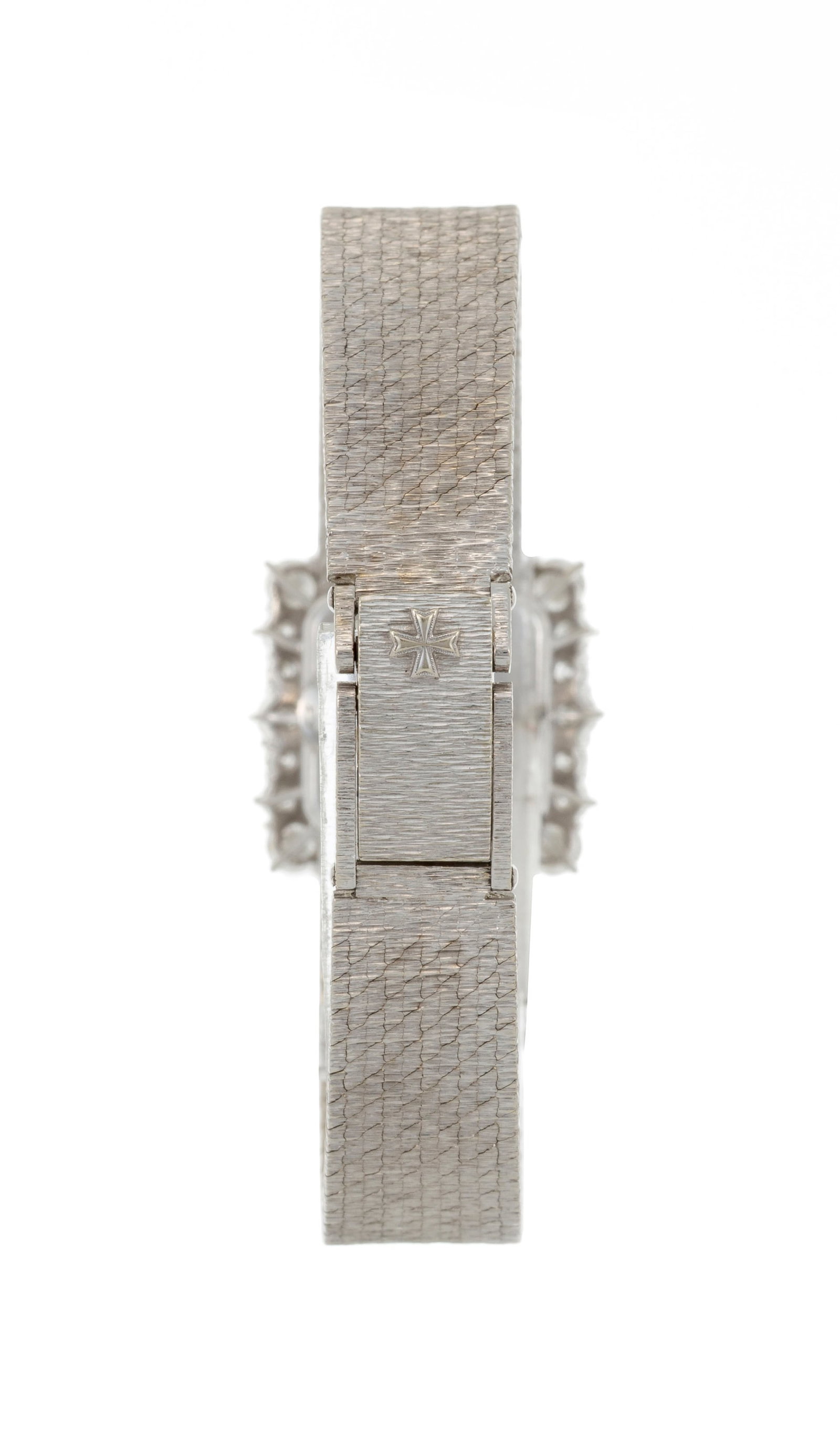 Vacheron Constantin pour Türler, montre-bracelet en or gris 750 sertie de diamants, années - 3