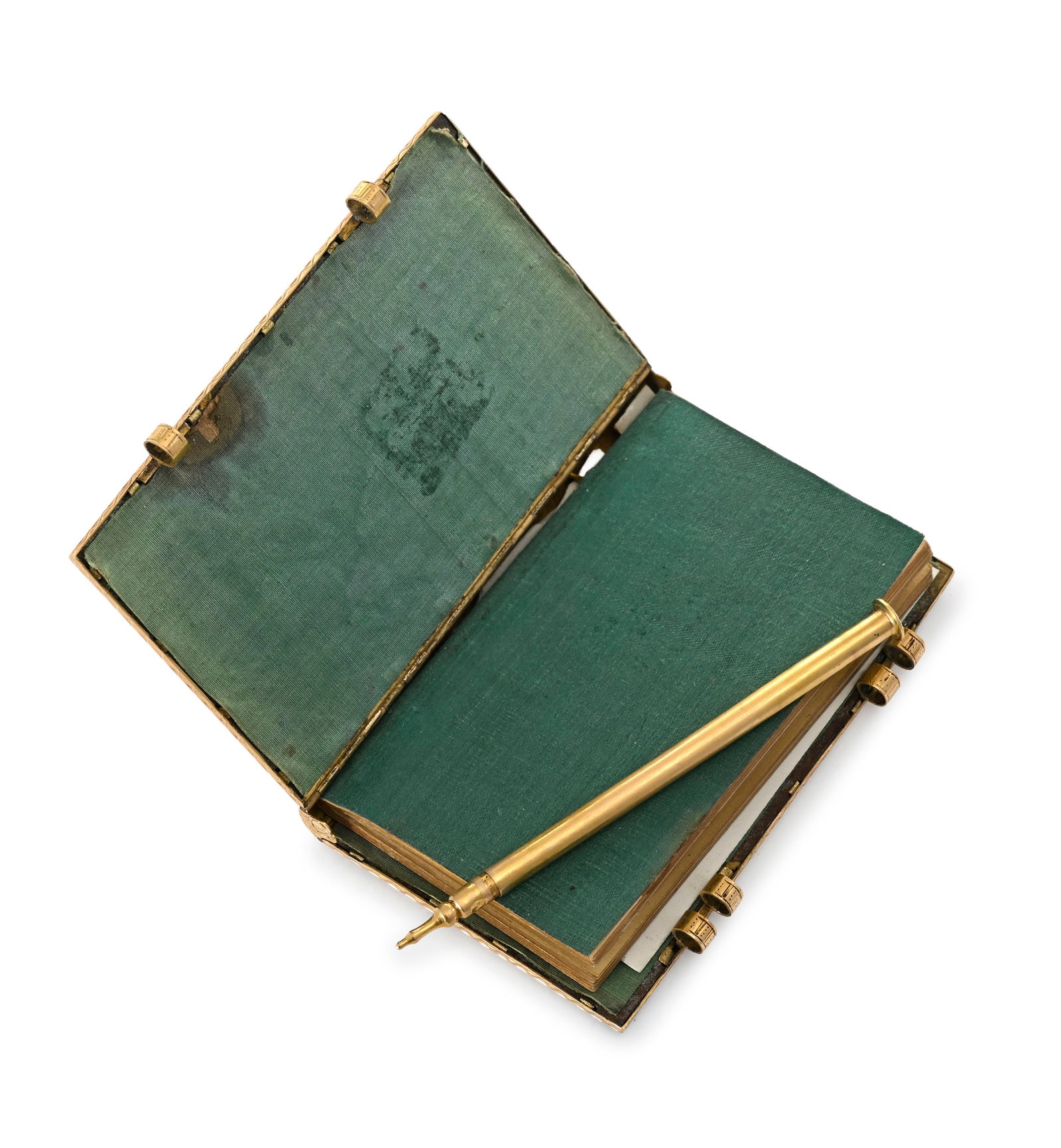 Carnet ou aide-mémoire en or rose et laque, France XVIIIe s., Joseph-Etienne Ducroccey OU Jean  - 5