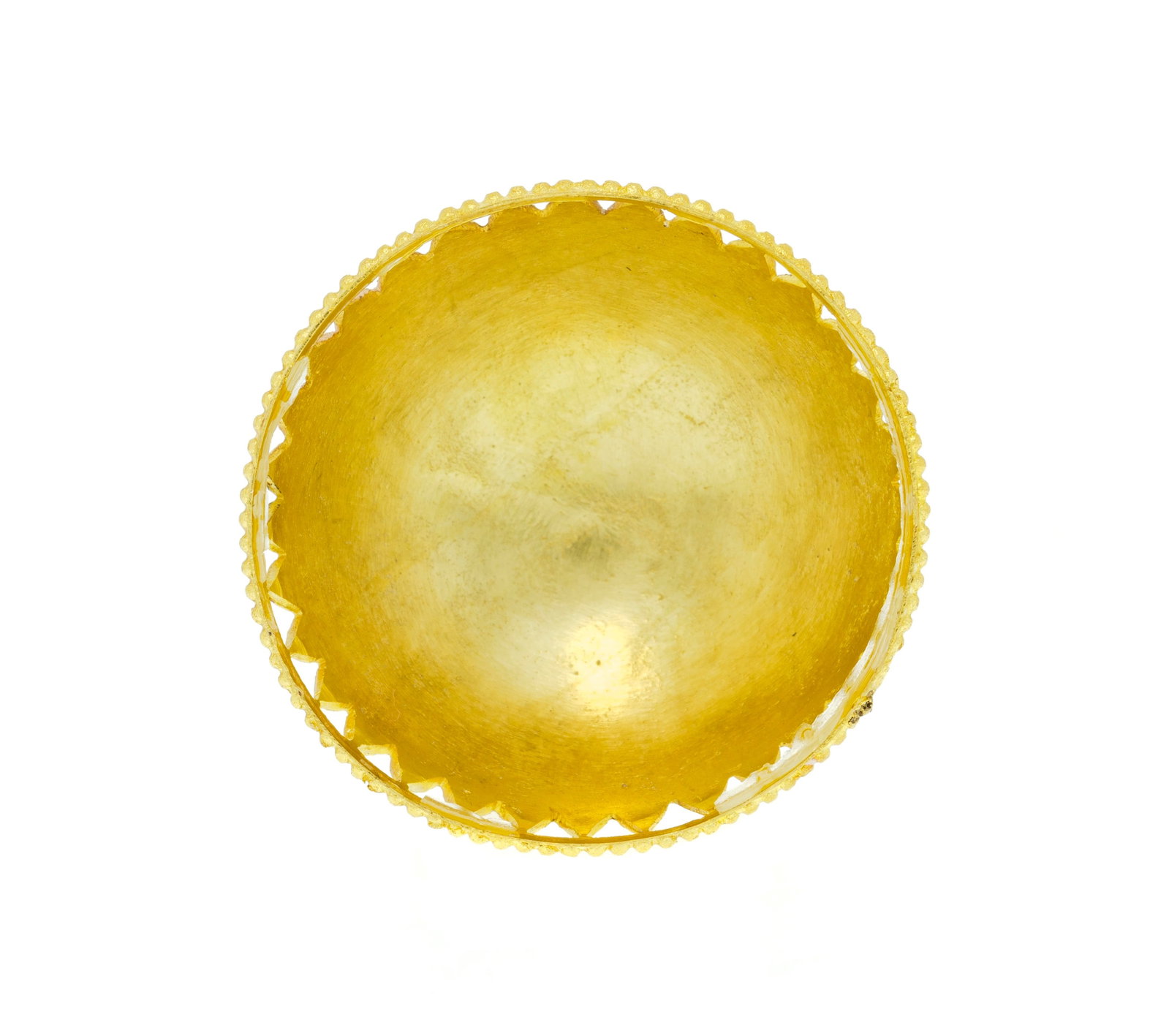 Petit support en or 750 ajouré, h. 2.5 cm, 24g - 2