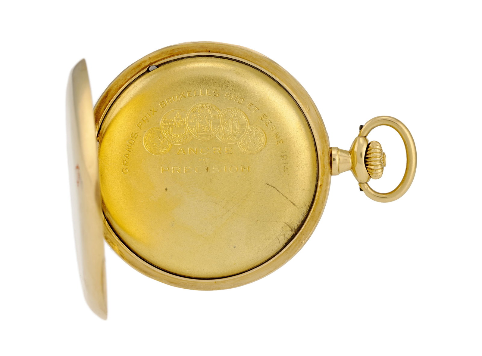 Tavanne's Watch, montre de poche savonnette petite seconde en or 750 et métal Mouvement: m - 5