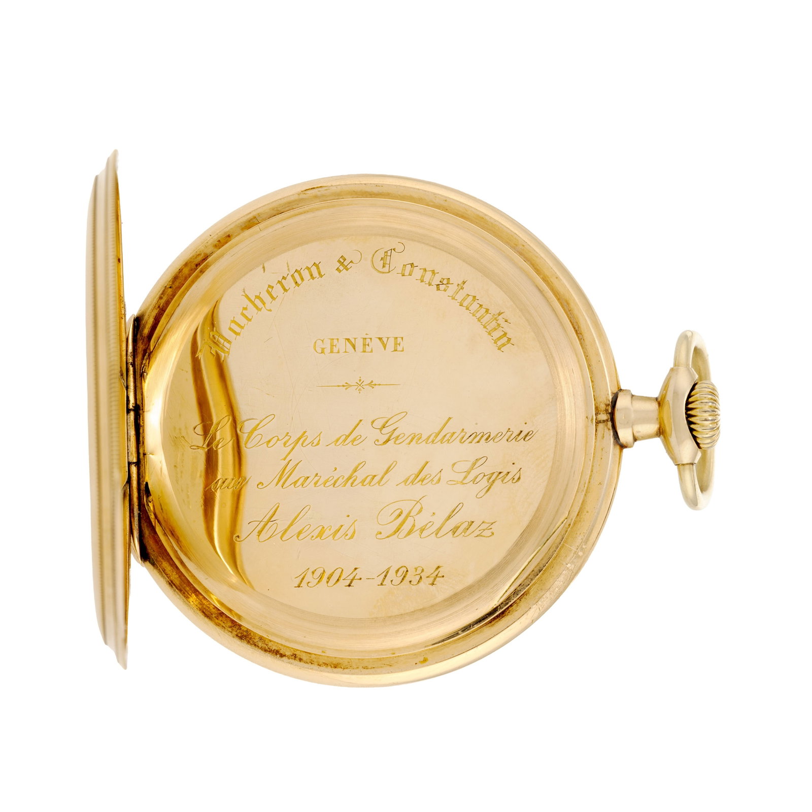 Vacheron & Constantin, montre de poche petite seconde en or 585 Mouvement: mécanique, n° - 4