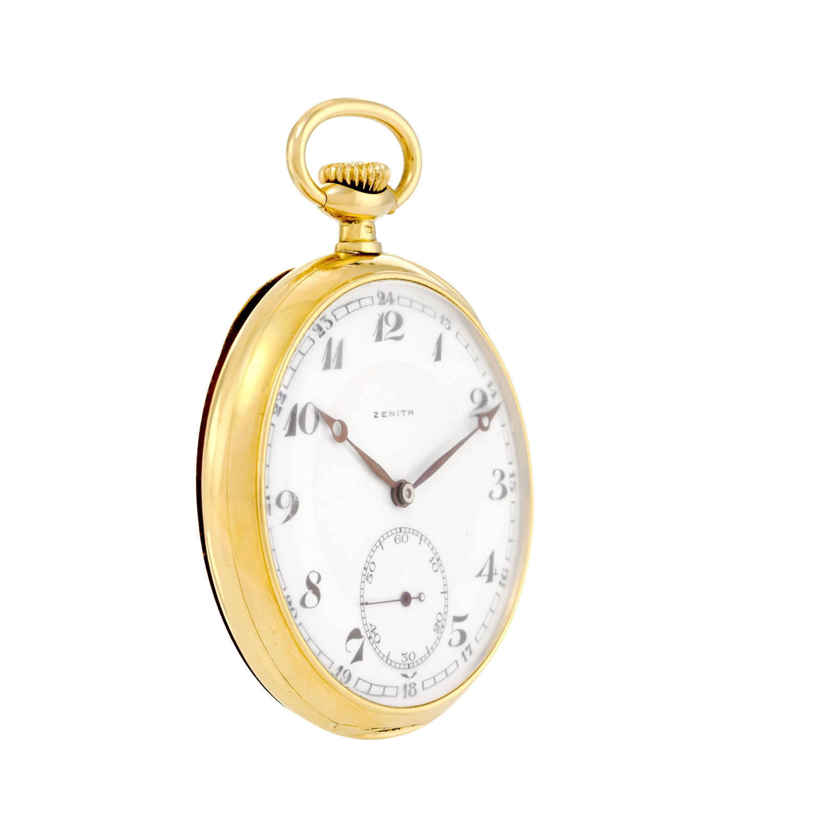 Zenith, montre de poche petite seconde en or 750 Mouvement: mécanique, n°3051328 Bo - 3