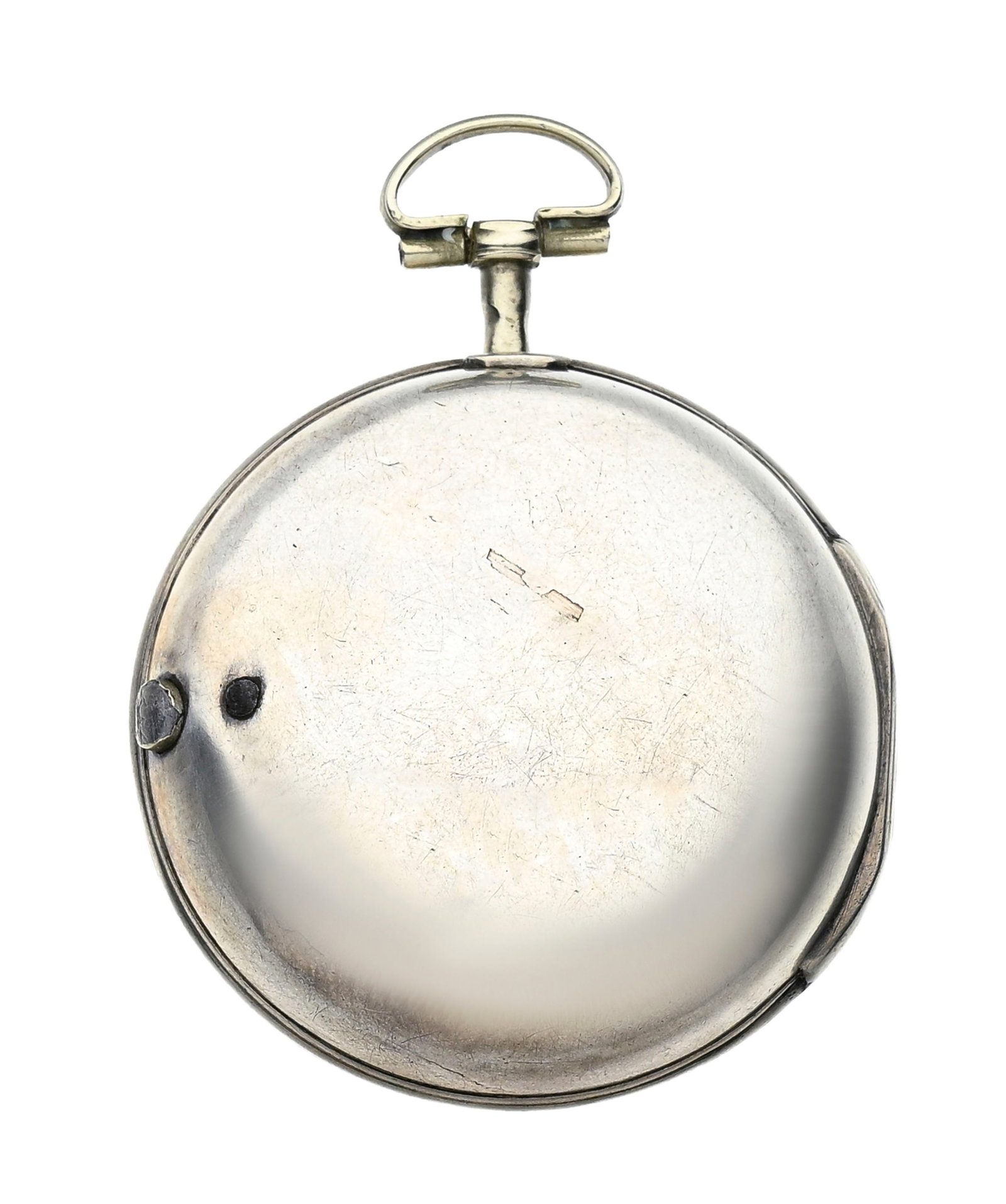 Montre de poche à coq en argent avec deux boîtiers de protection en argent dont un recouve - 8