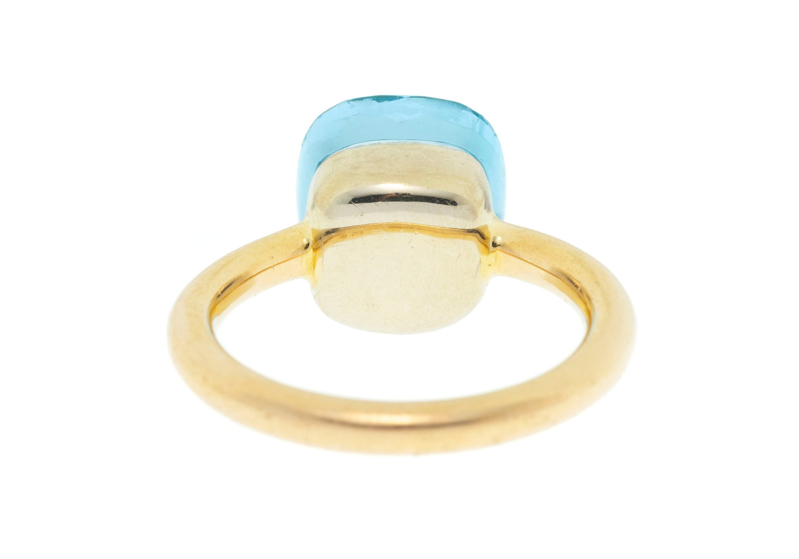 Pomellato, Nudo, bague or 750 sertie d'une topaze facettée, signée, doigt 52-12 - 3