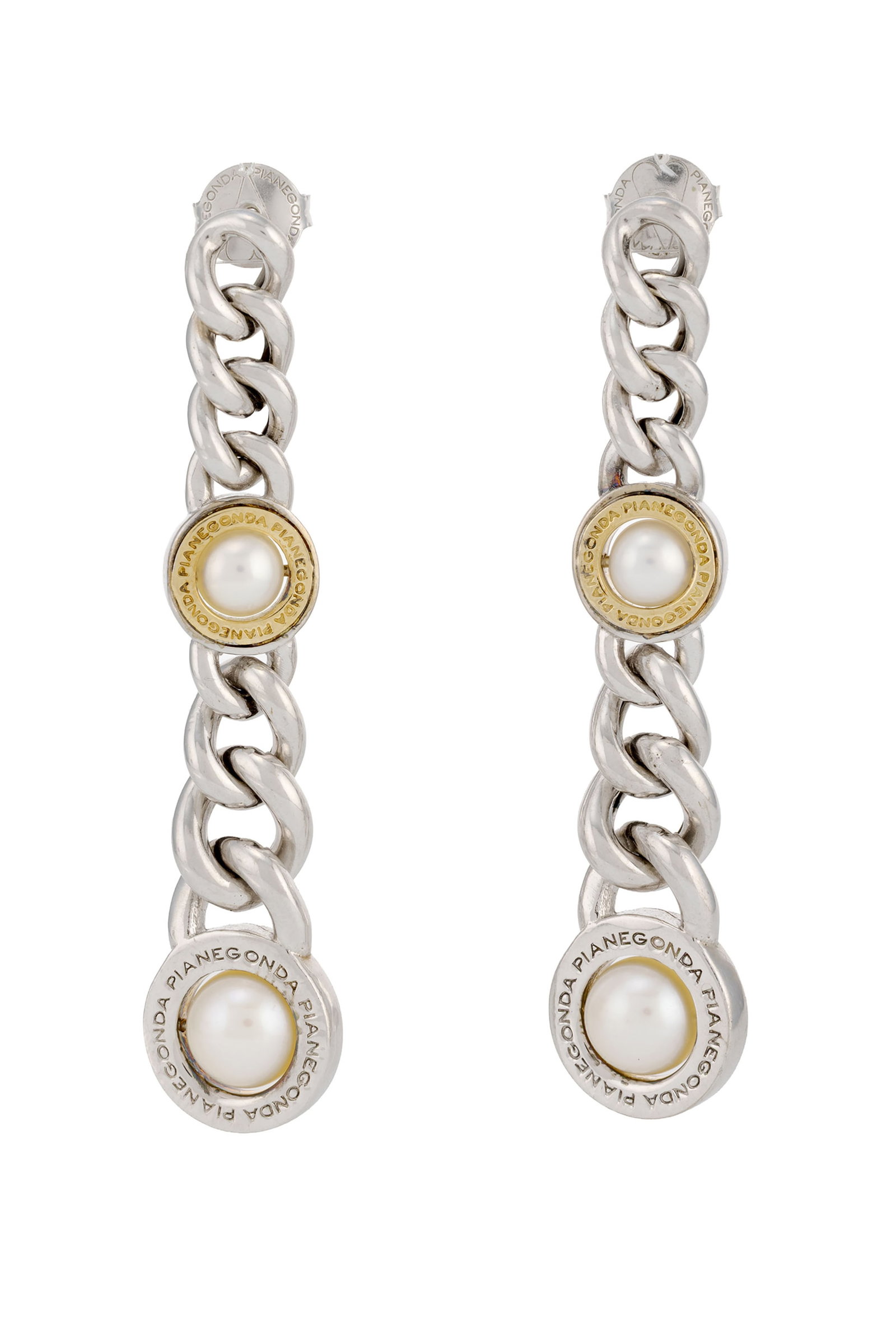 Pianegonda, lot composé d'une bague, d'une paire de pendants d'oreilles et d'un collier en arge - 3