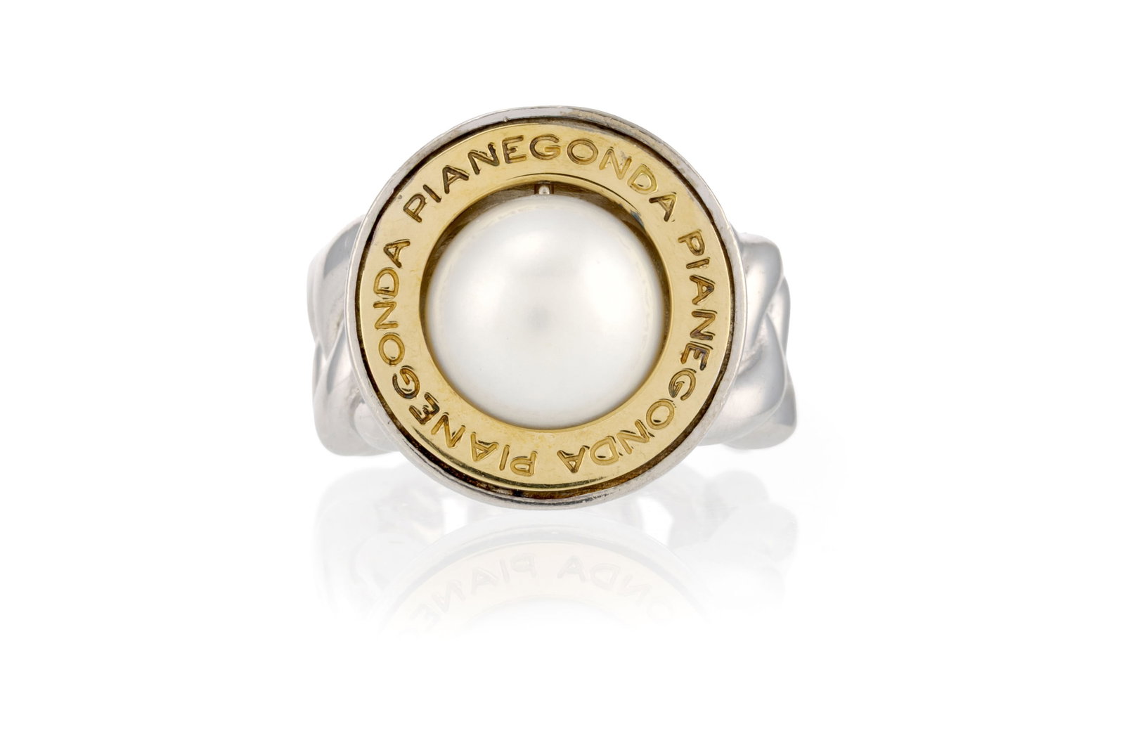 Pianegonda, lot composé d'une bague, d'une paire de pendants d'oreilles et d'un collier en arge - 4