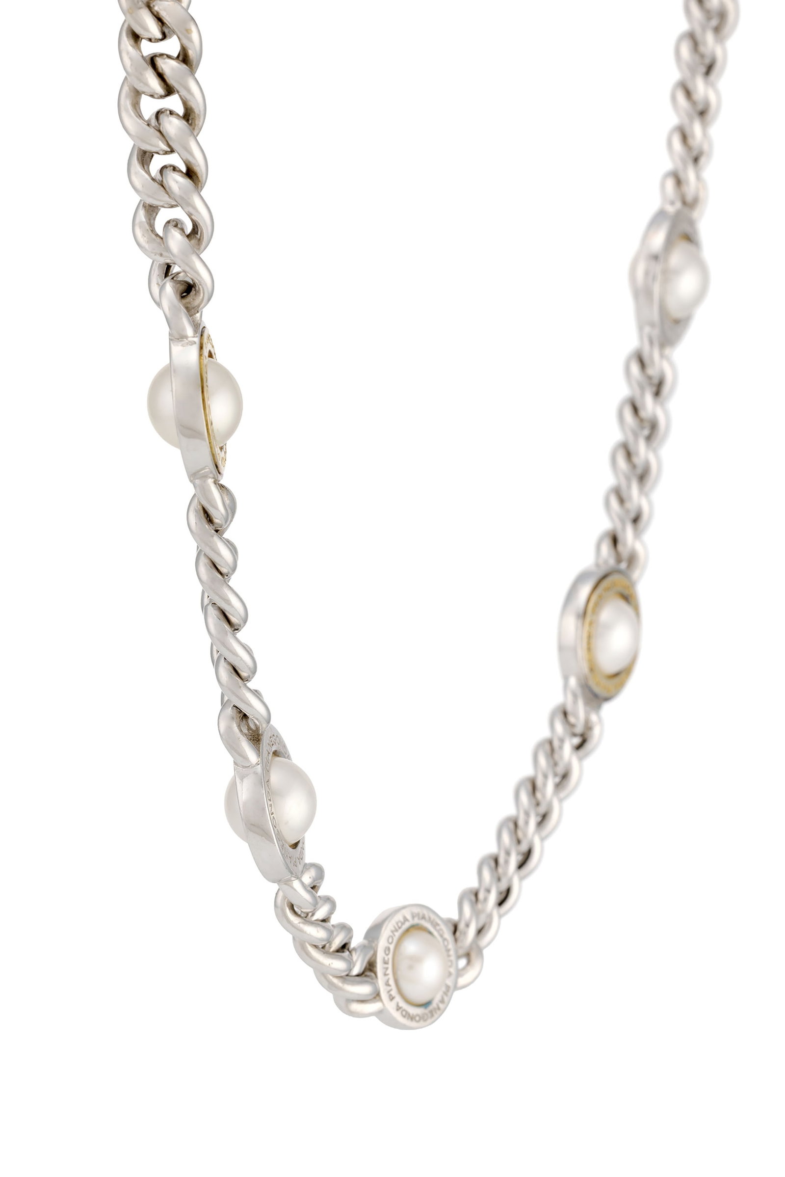 Pianegonda, lot composé d'une bague, d'une paire de pendants d'oreilles et d'un collier en arge - 5