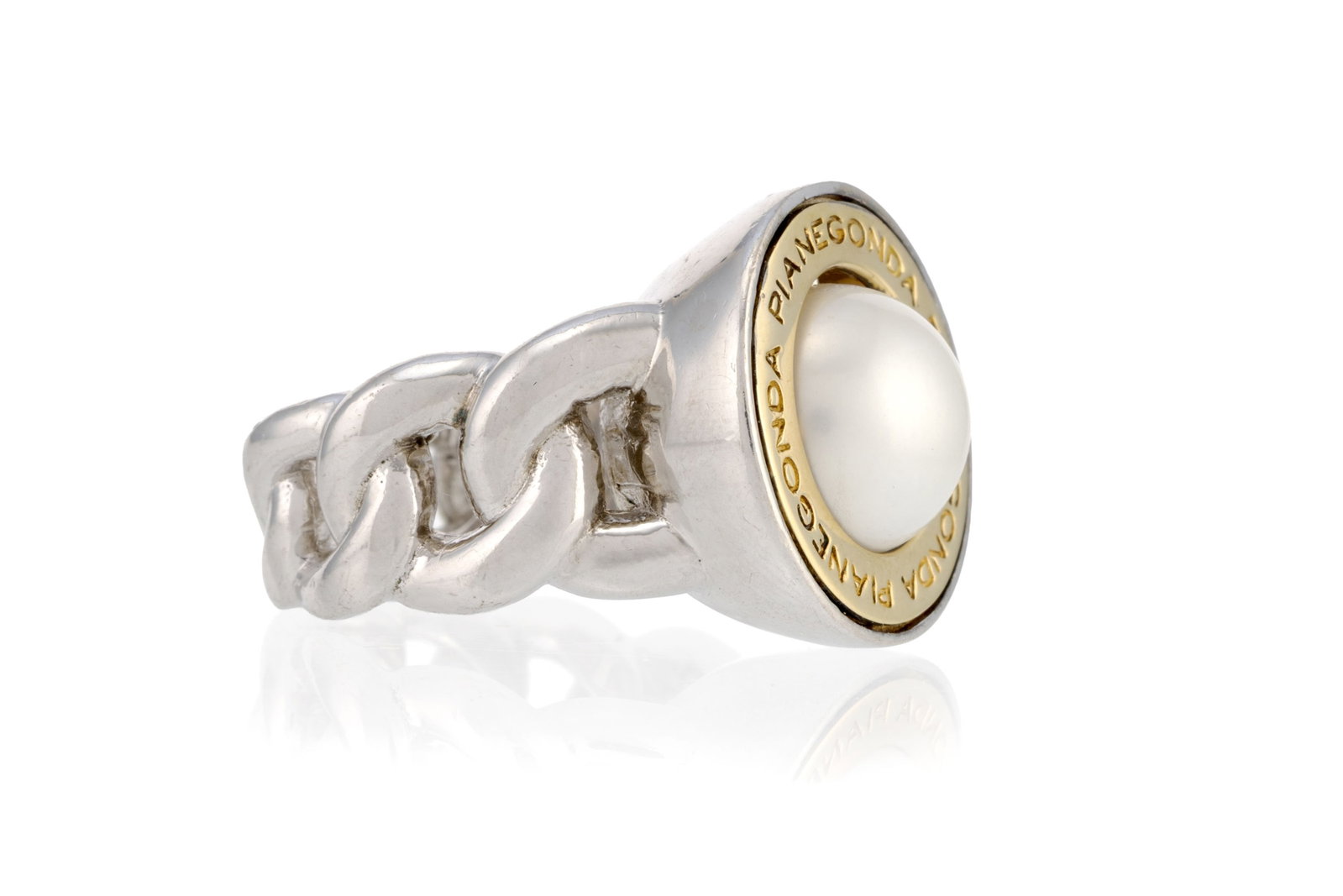 Pianegonda, lot composé d'une bague, d'une paire de pendants d'oreilles et d'un collier en arge - 7