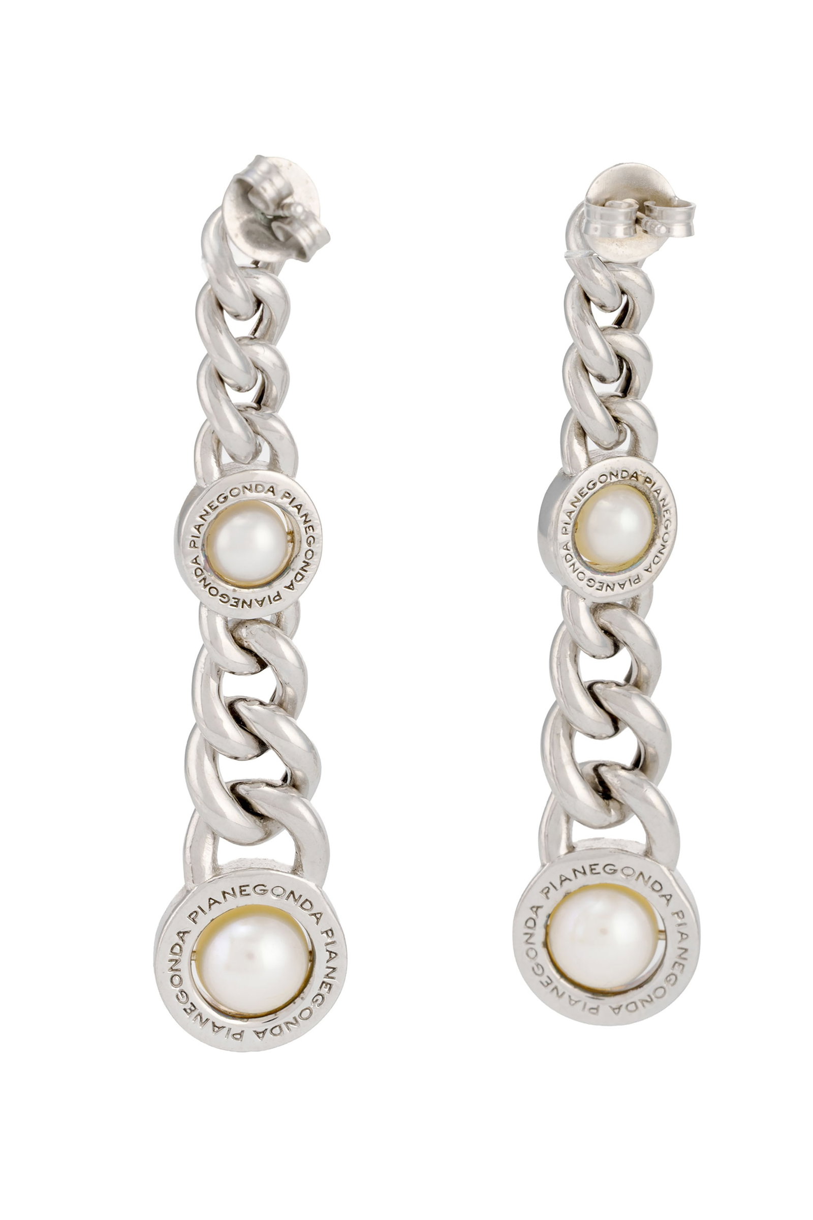 Pianegonda, lot composé d'une bague, d'une paire de pendants d'oreilles et d'un collier en arge - 9