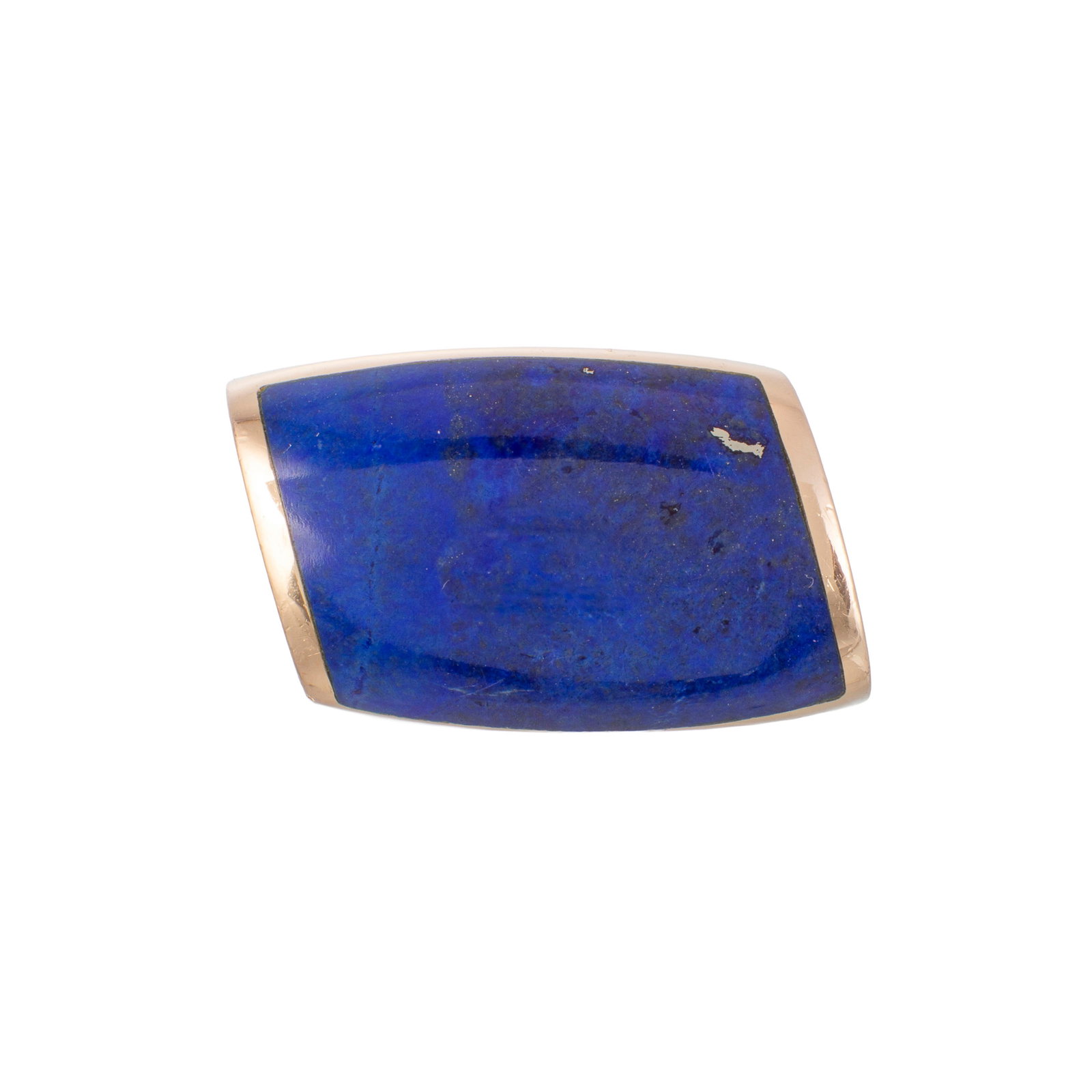 Vhernier, Plateau, bague or 750 ornée d'un élément en lapis-lazuli, signée, doig: Vhernier, Plateau, bague or 750 ornée d'un élément en lapis-lazuli, signée, doigt 54-14, 27g Condition Bon état de conservation général à l'or. Présence
