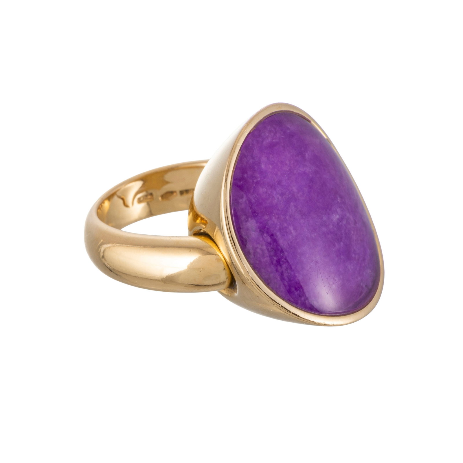 Vhernier, Giotto, bague or 750 ornée d'un centre serti d'une plaque de sugilite surmontée  - 2