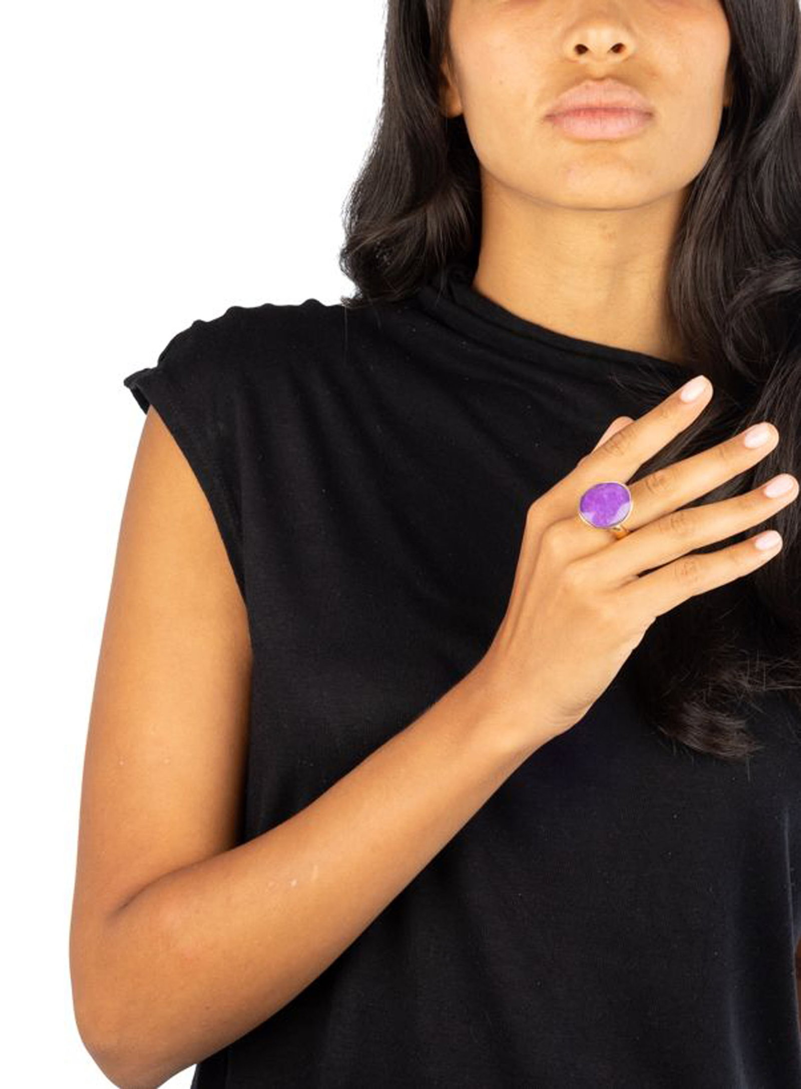 Vhernier, Giotto, bague or 750 ornée d'un centre serti d'une plaque de sugilite surmontée  - 5