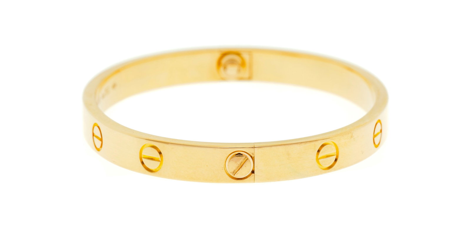 Cartier, Love, bracelet en or rose 750, signé, numéroté CMN090, circ. 16 cm, 28g, bo& - 2