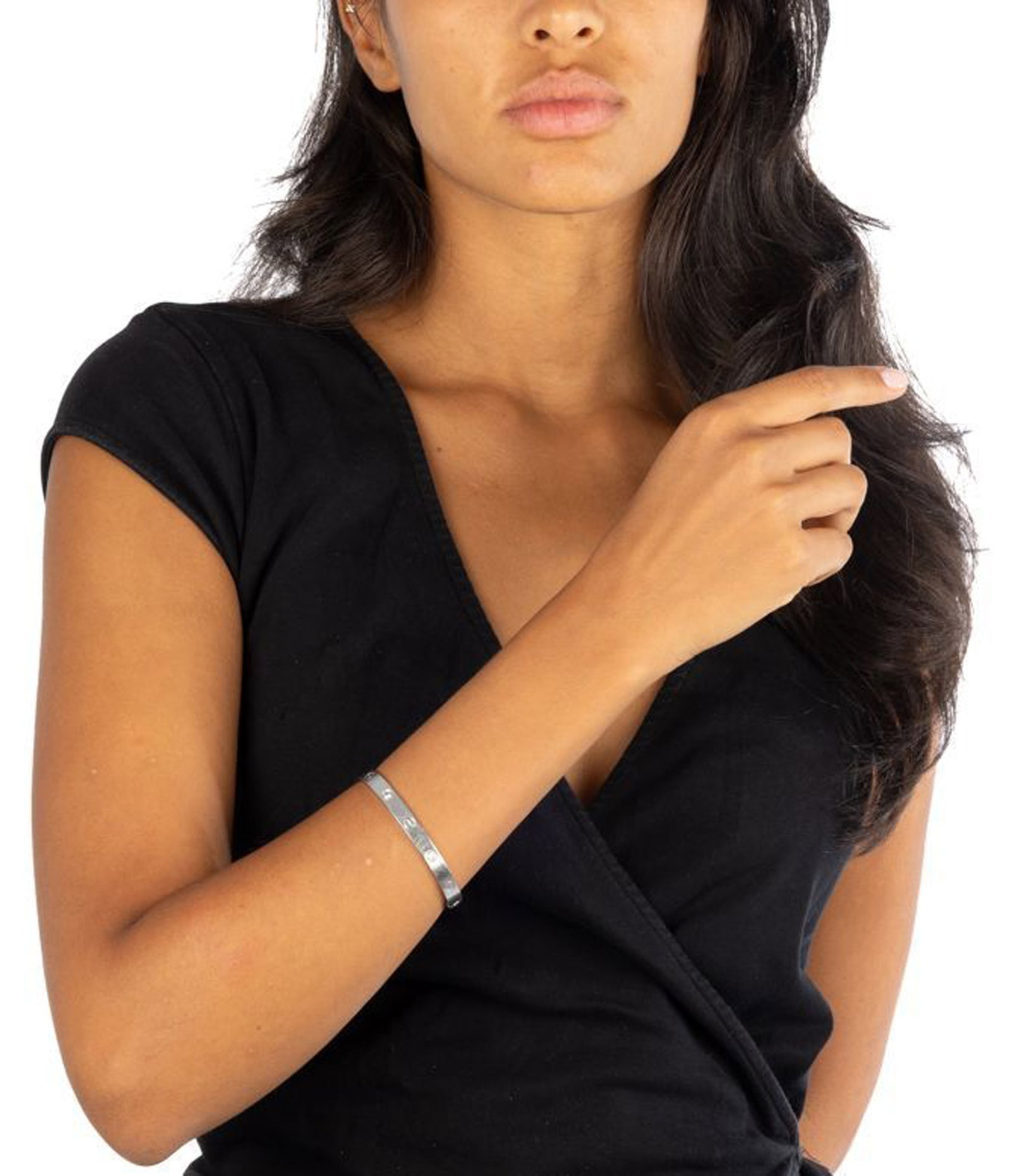 Cartier, Love, bracelet rigide en or gris 750, signé, numéroté TA2041, circ. 17 cm, 3 - 5