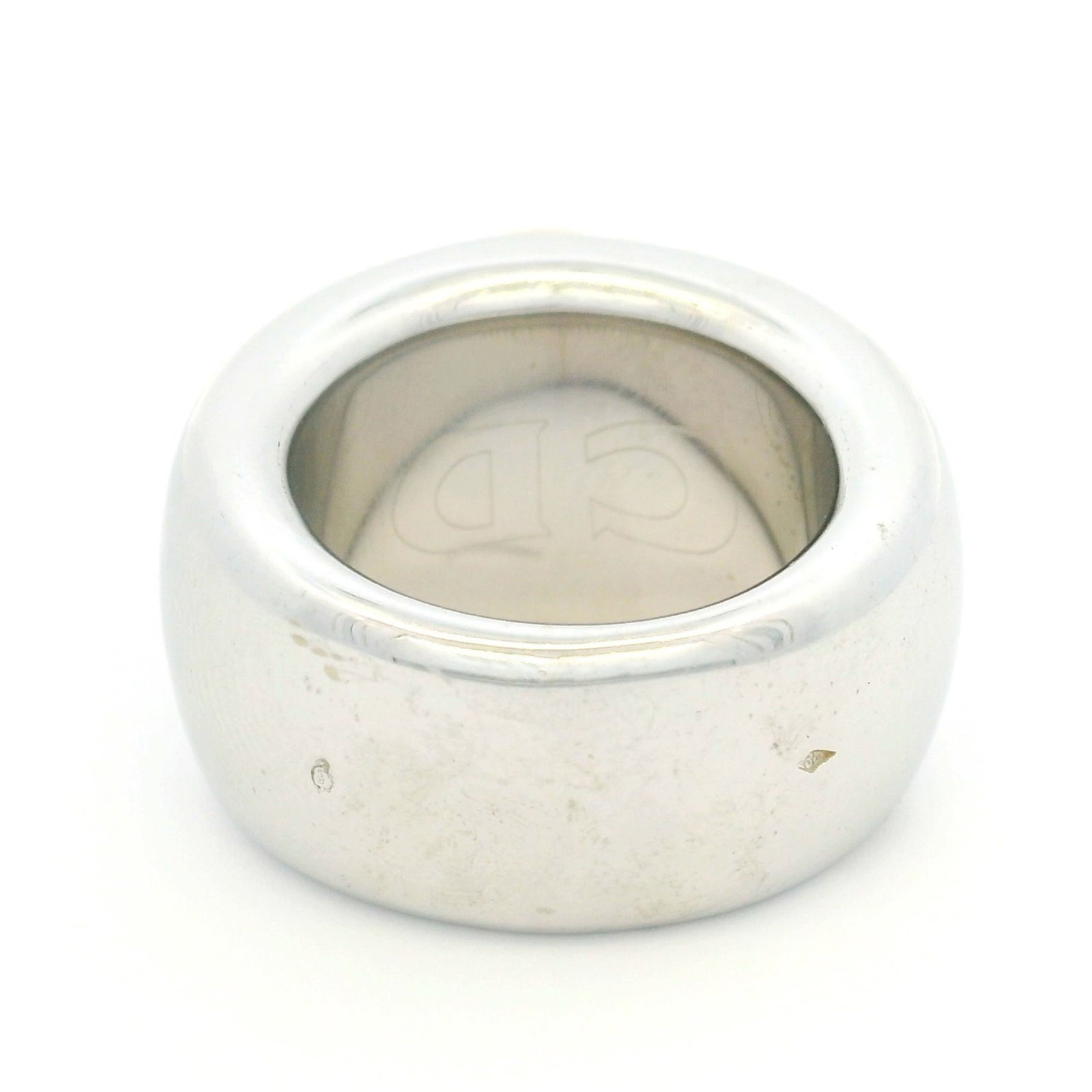 Christian Dior, bague 2 ors 750 ornée d'une perle de culture de Tahiti, signée, numér - 3