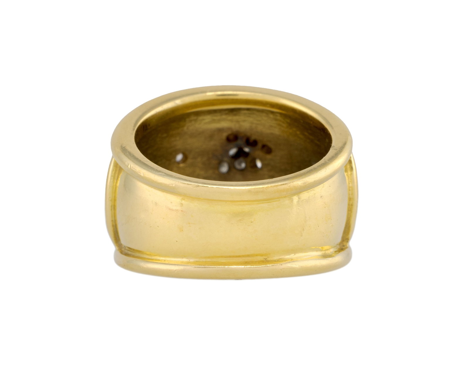 Bague or 750 et émail bleu ornée d'un éléphant serti de diamants taille brillant - 3