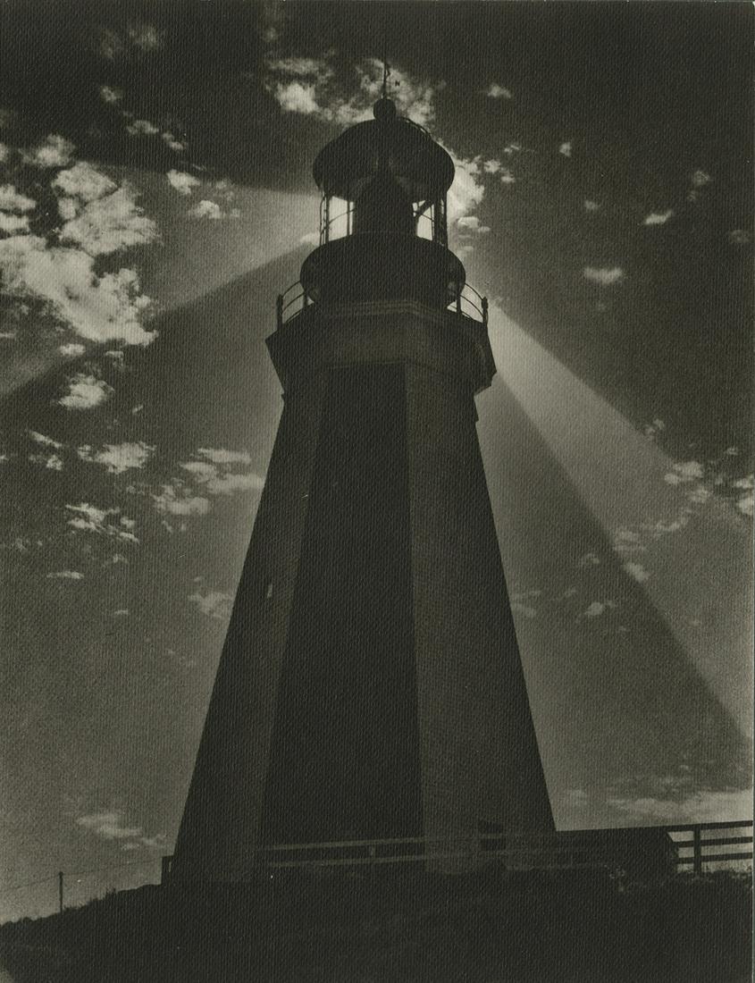 Adolf Fassbender, Salior's Guide, 1934: Adolf Fassbender, Sailor's Guide, 1934. vintage gelatin silver print on a textured paper, 18 1/2 x 14 inches on a 20 x 16 inch mount. Signed and titled on the mount recto, label on the verso Condition