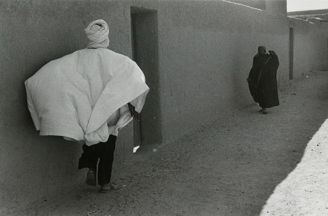 Bernard Plossu, Agades Niger, 1975: Bernard Plossu, Agades Niger, 1975. vintage gelatin silver print, 7 x 10 1/2 inches on a 9 1/212 inch sheet. Signed on the print verso. Condition is excellent Black and White Photography, Photojournal