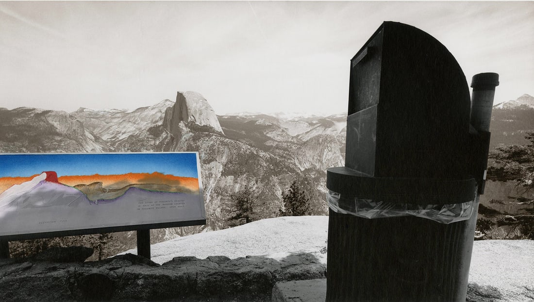 Ted Orland, Yosemite, 1976: Ted Orland, One and a Half Dome, Yosemite, 1976 . archival pigment print, 7 1/2 x 12 3/4 inches, matted 14 x 18 inches. Signed on the print recto and with the artist stamp on the mat verso. Condition
