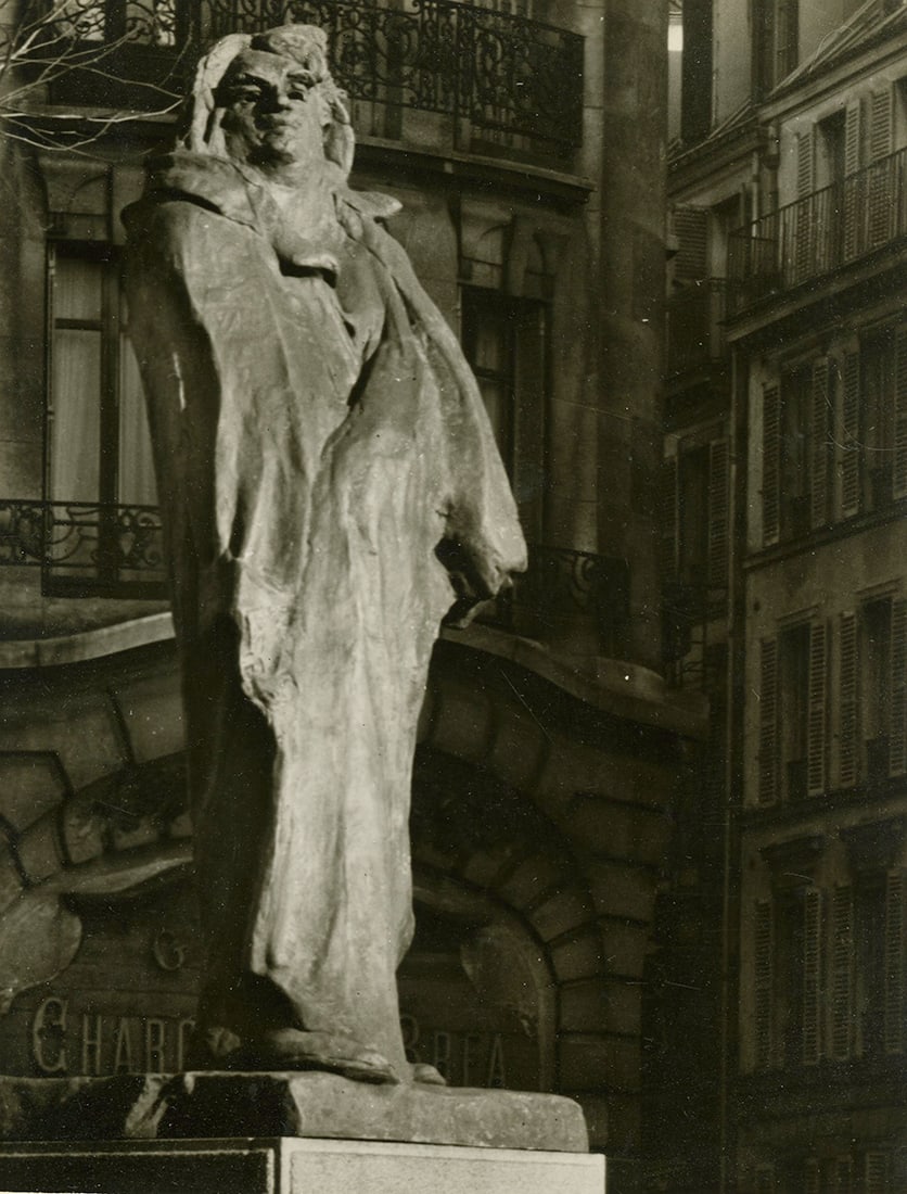 Vilem Kriz, Paris, 1948-49: Vilem Kriz, Paris, 1948-49. vintage gelatin silver print, 8 1/2 x 6 inches, matted 14 x 11 inches. Signed on the print recto. Condition is excellent City of Paris, Surrealism, Urban Landscape, Sculptu