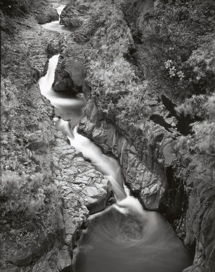 Linda Connor, Sacred Pools, 1978: Linda Connor, Seven Sacred Pools, Maui, Hawaii, 1976. vintage toned printing out paper print, 10 x 8 inches. Signed on the print verso. Condition is excellent Woman Photographers, Landscape Photograph