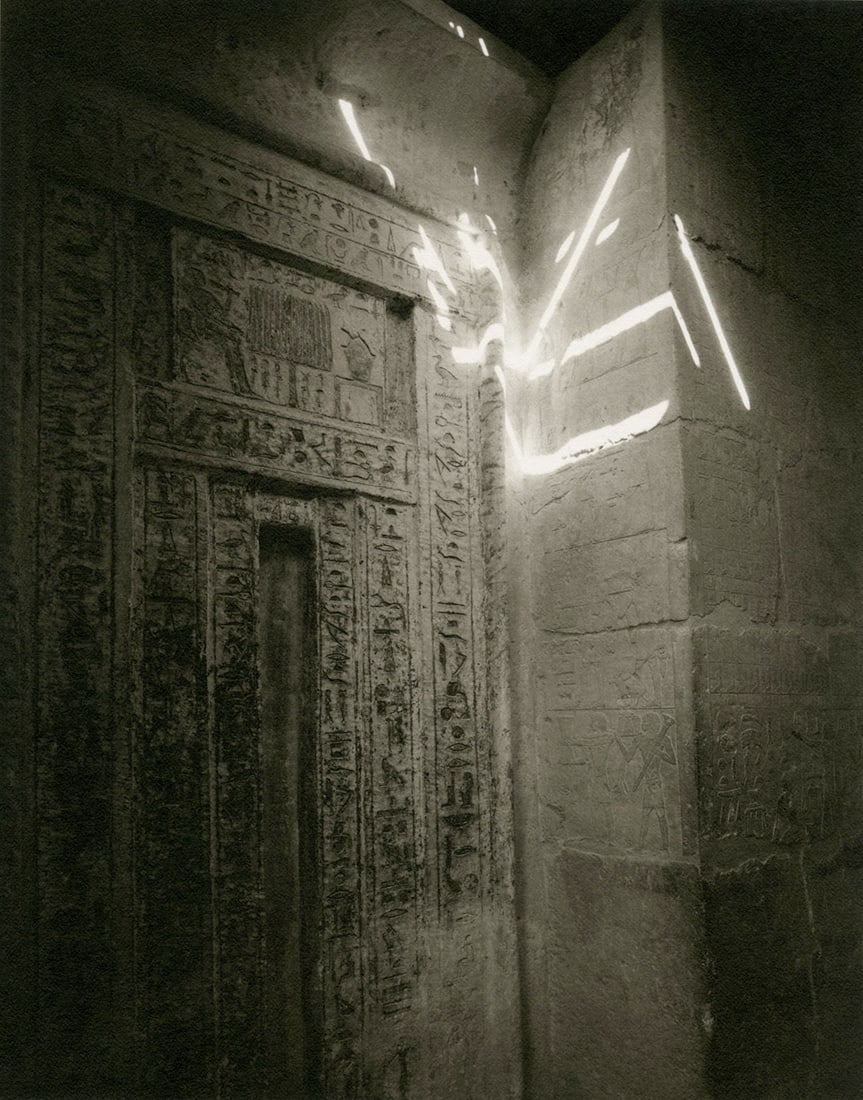 Linda Connor, Spirit Door, 1989: Linda Connor, Spirit Door, Eygpt, 1989. vintage platinum print, 10 x 8 inches on a 13 1/4 x 10 3/4 inch sheet. Matted 20 x 16 inches. Signed on the print recto. Condition is excellent Woman Photograph