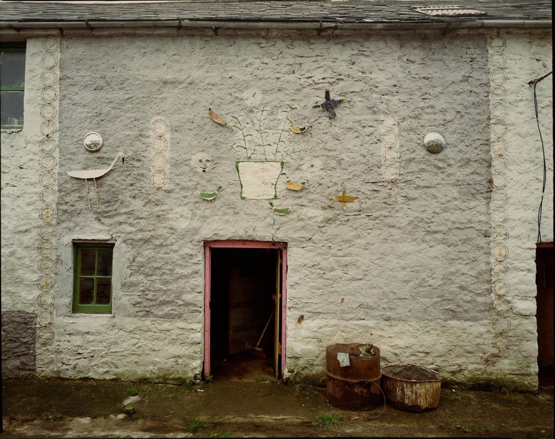 Emmet Gowin, untitled, c. 1970s: Emmet Gowin, untitled, doorway façade, undated, c. 1970s. vintage chromogenic print, 8 x 10 inches on an 11 x 14 inch sheet. Signed on the print verso. Condition is excellent Color Photography, 1970s