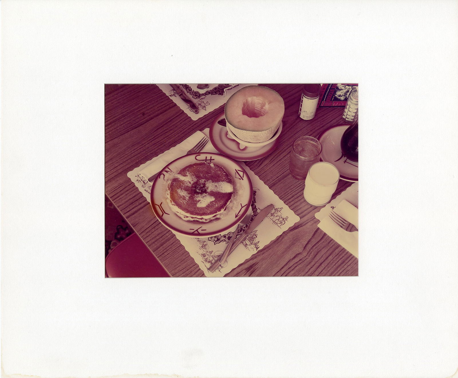 Stephen Shore, Kanab, Utah, 1973: Stephen Shore, Breakfast Trails End Restaurant, Kanab, Utah, 1973. vintage chromogenic print, 8 x 10 inches. Signed on the print verso. Condition is good, fading and emulsion loss Color Photography,Am