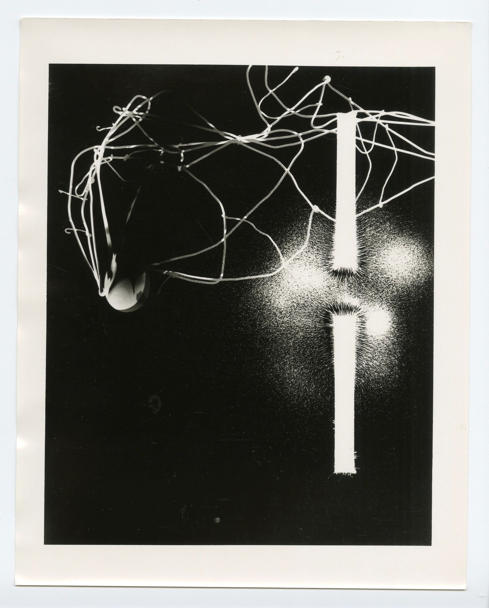 Gyorgy Kepes, Magnetic Fields, 1939: Gyorgy Kepes, Magnetic Fields, 1939, printed 1977. gelatin silver print, 10 x 8 inches on agfa paper. An untrimmed portfolio print in excellent condition. Printed by Chris Enos for the 12 Photographs