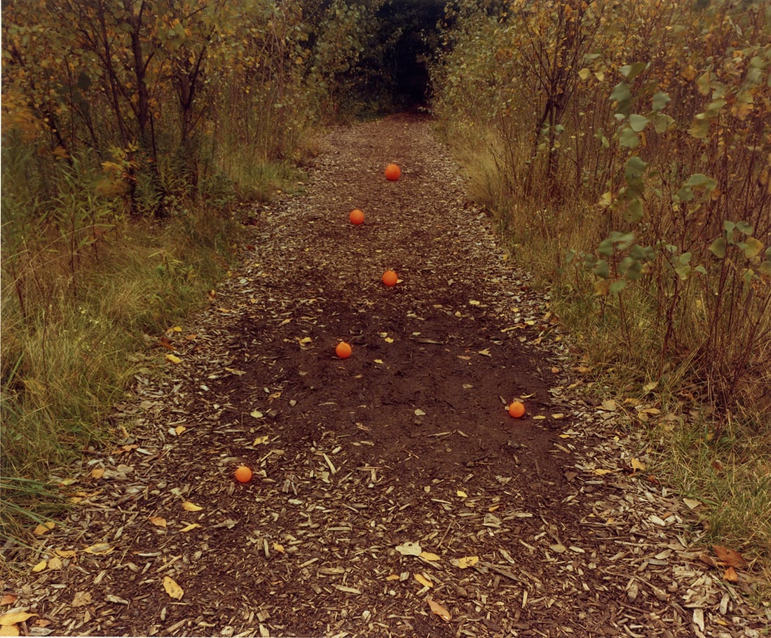 John Pfahl Six Oranges, 1975 (1 of 3)
