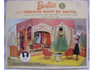 Vintage Barbie Lamé Sheath Dress W/vhtf Navy Heels - Fashion Pak (1963