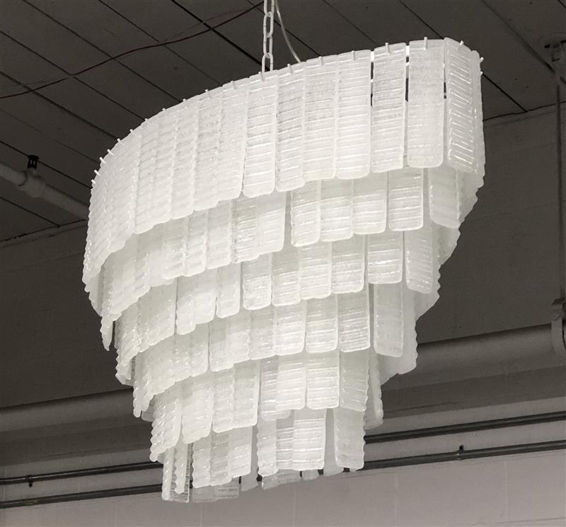 Oval Shaped Murano Chandelier (1 of 8)