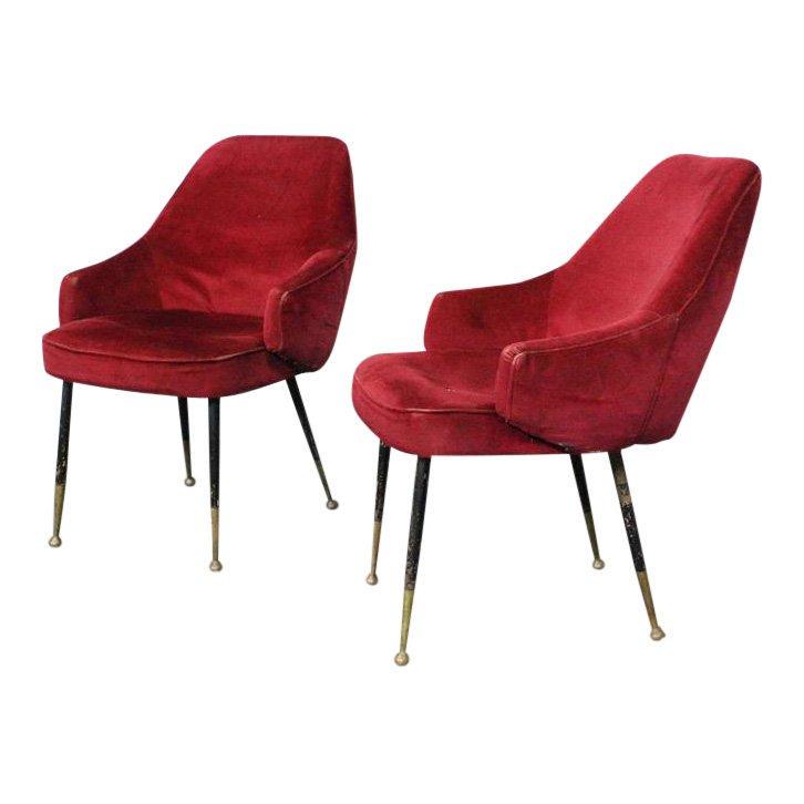 Pair of Italian Side chairs (1 of 7)