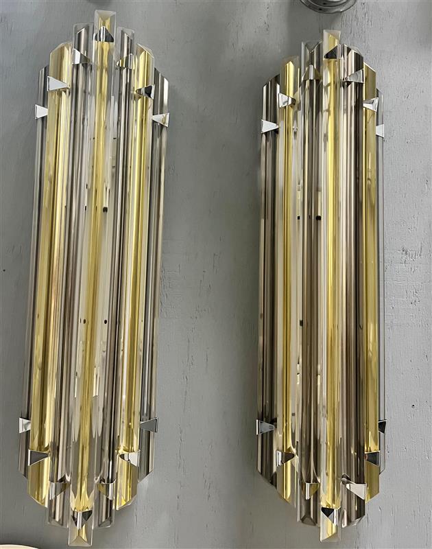 Pair Gold Murano Sconces (1 of 6)