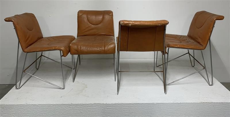 4 Leather Chairs (1 of 2)