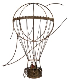 Curtis Jere Hot Air Balloon Sculpture