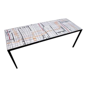 Vintage Enamel Coffee Table