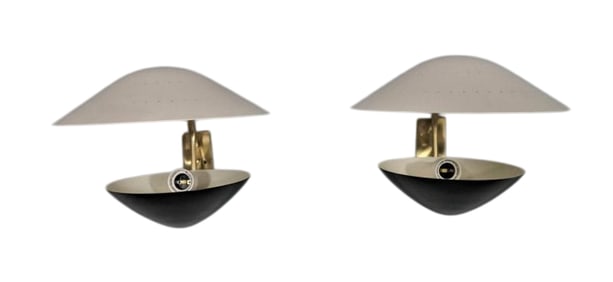 Pair Italian Stilnovo Sconce