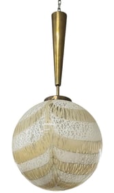Italian Murano Globe Pendant