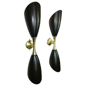 Pair Elegant Italian Sconce