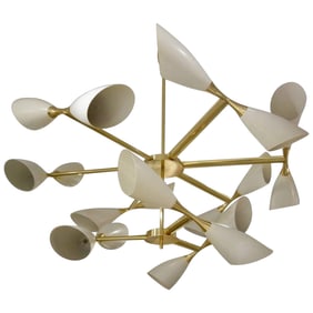 Ivory Cone Chandelier
