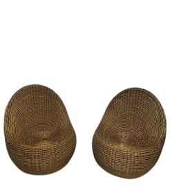 Pr. Travasa Rattan Chairs