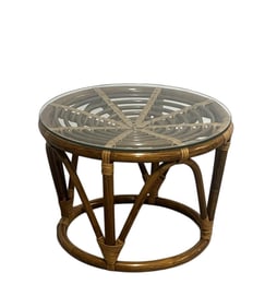 Small Bamboo Side Table
