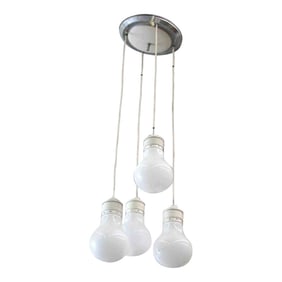 4 Vintage Bulb Shaped Fixture